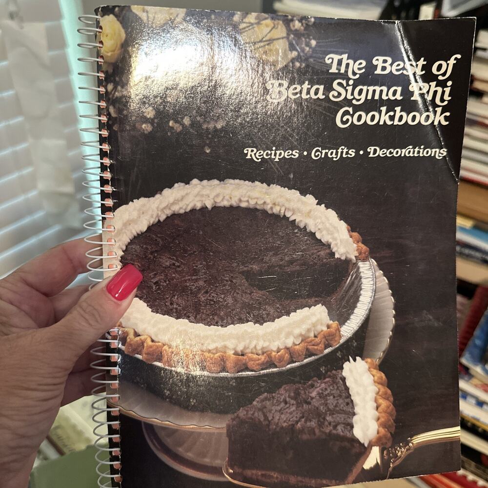 The Best Of Beta Sigma Phi Cookbook 1991 Good Condition